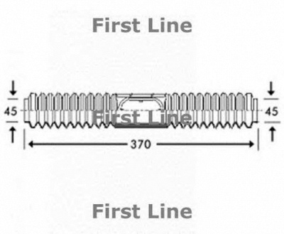 FIRST LINE fsg3216 -  Пыльник, рулевое управление